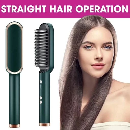 2-in-1 HAIR STRAIGHTENER COMB - Eluna