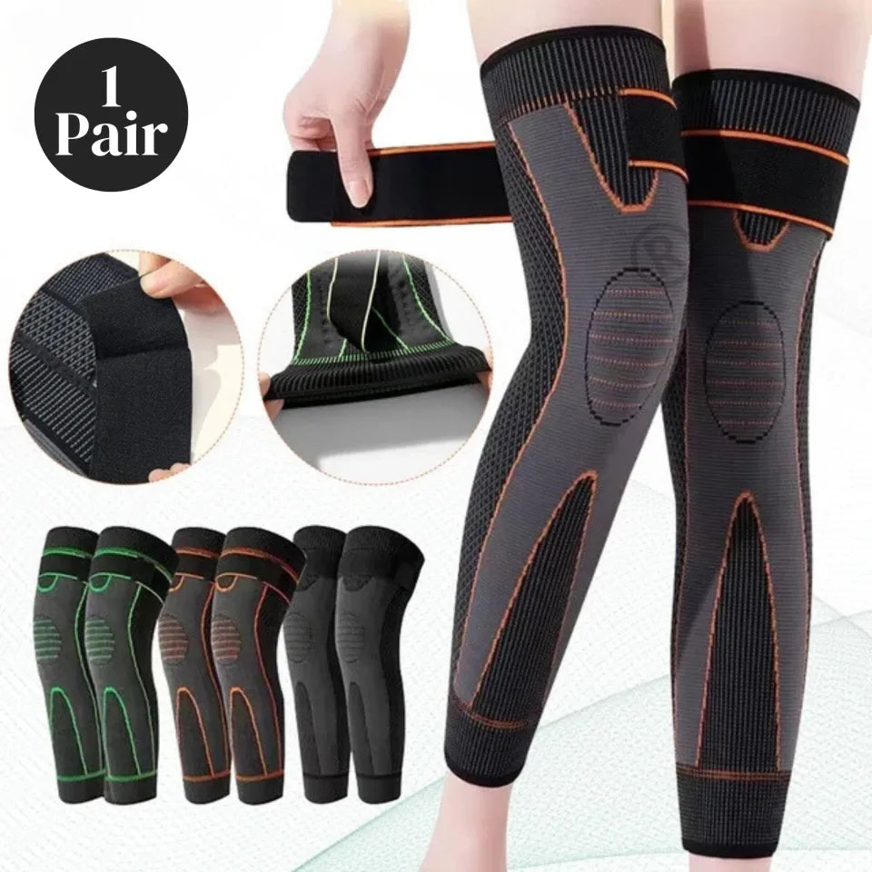 wool Knee Warmers - warm knee pads with strap for men and women
